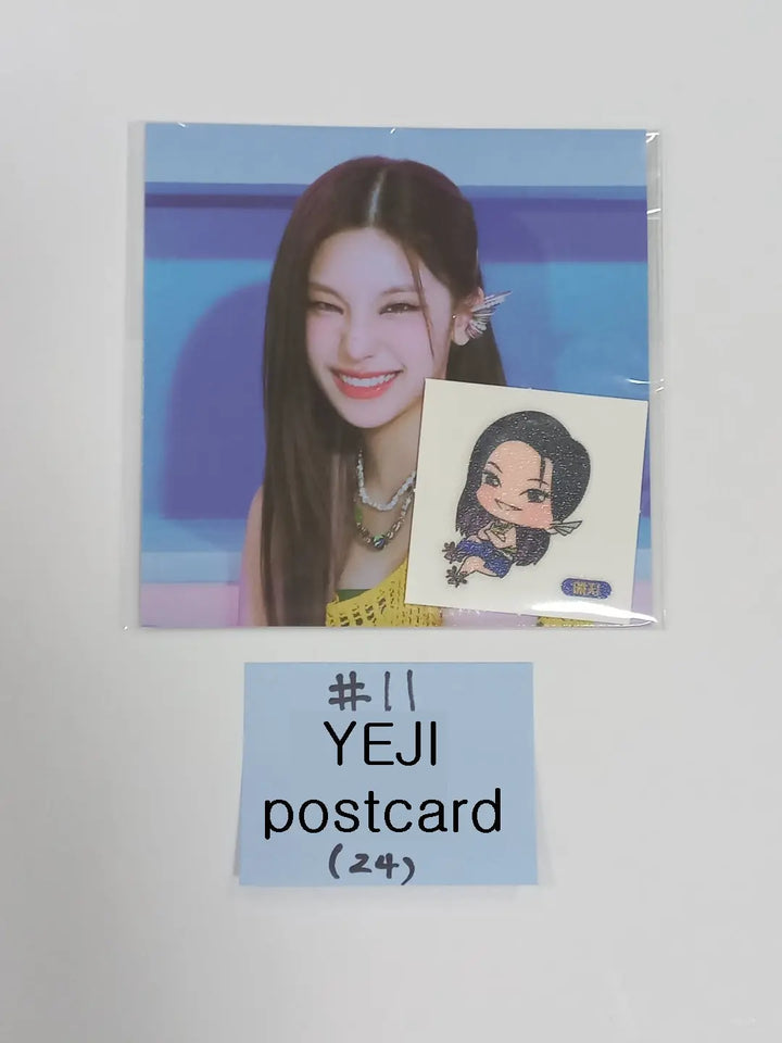 ITZY 'CHECKMATE' - Special Edition Photocard, Postcard + Seal Sticker - HALLYUSUPERSTORE