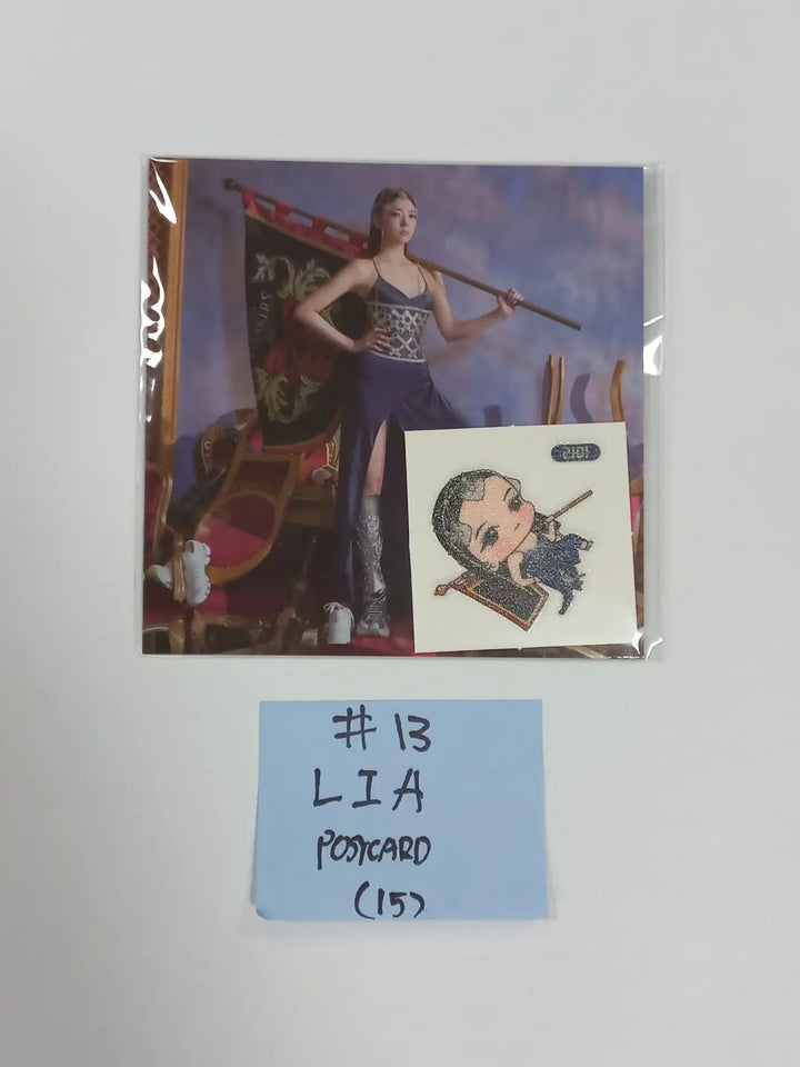 ITZY 'CHECKMATE' - Special Edition Photocard, Postcard + Seal Sticker - HALLYUSUPERSTORE