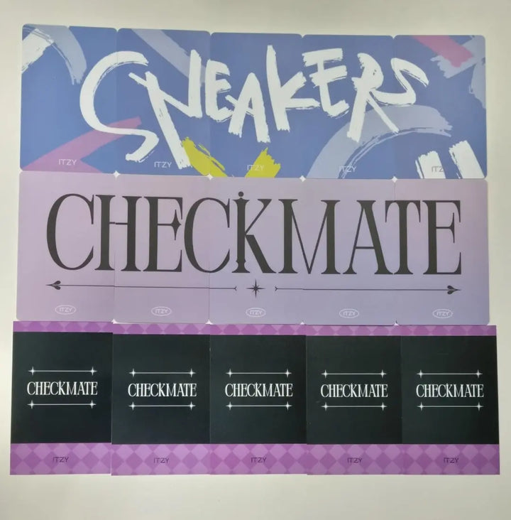 ITZY 'CHECKMATE' - Soundwave Lucky Draw Event PVC Photocard - HALLYUSUPERSTORE