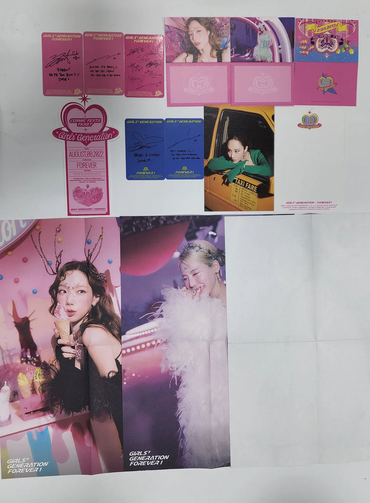 SNSD Girls' Generation "FOREVER 1" 7th Album - Official Photocard - HALLYUSUPERSTORE