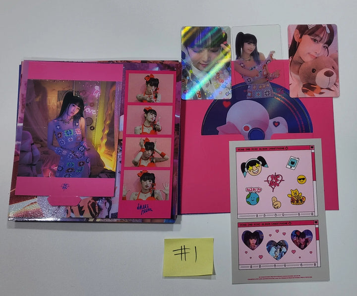 YENA "SMARTPHONE" 2nd Mini  - Hand Autographed(Signed) Promo Album - HALLYUSUPERSTORE