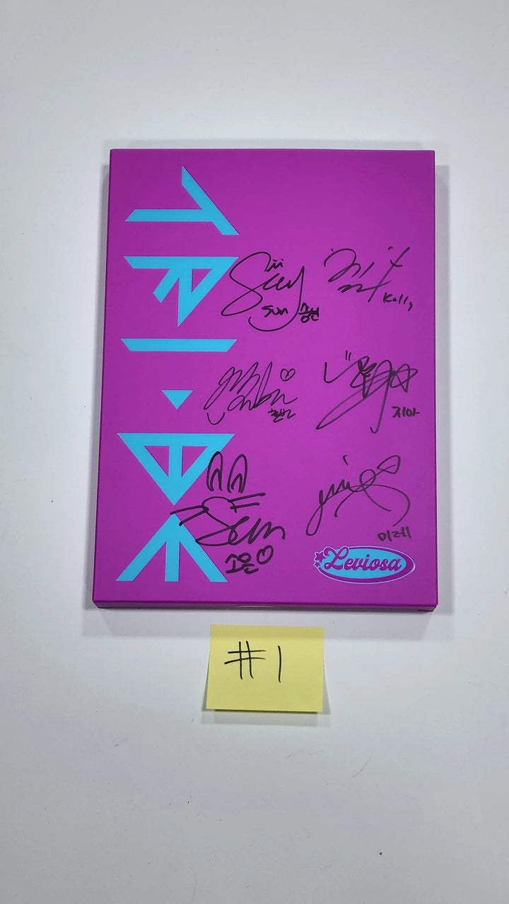 TRI.BE 'LEVIOSA' - Hand Autographed(Signed) Promo Album - HALLYUSUPERSTORE