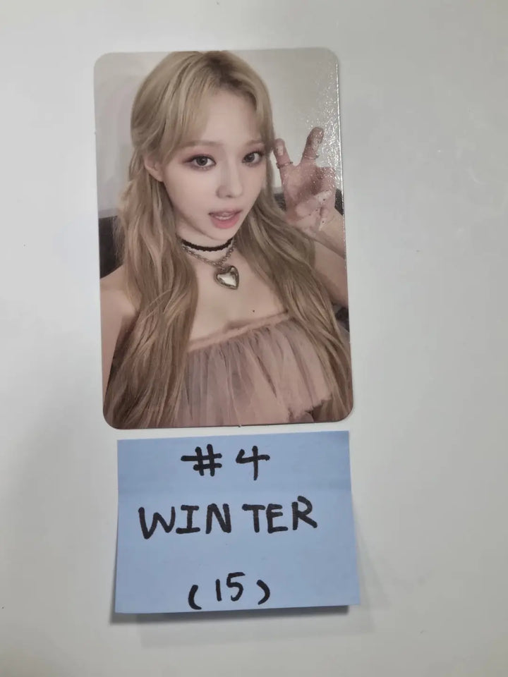 Aespa "Girls" - Smtown & Store Event Photocard - HALLYUSUPERSTORE