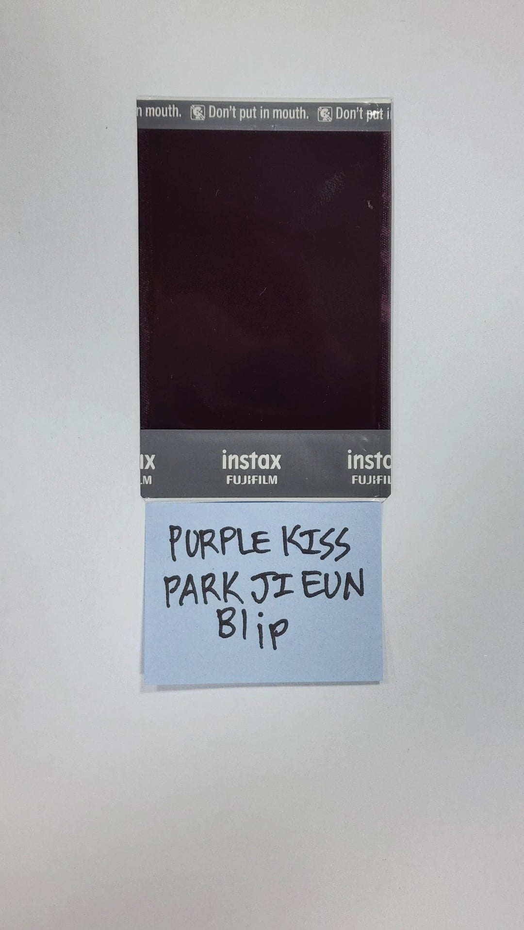 Park Ji Eun (of Purple Kiss) 4th mini – Hand Autographed(Signed) Polaroid - HALLYUSUPERSTORE
