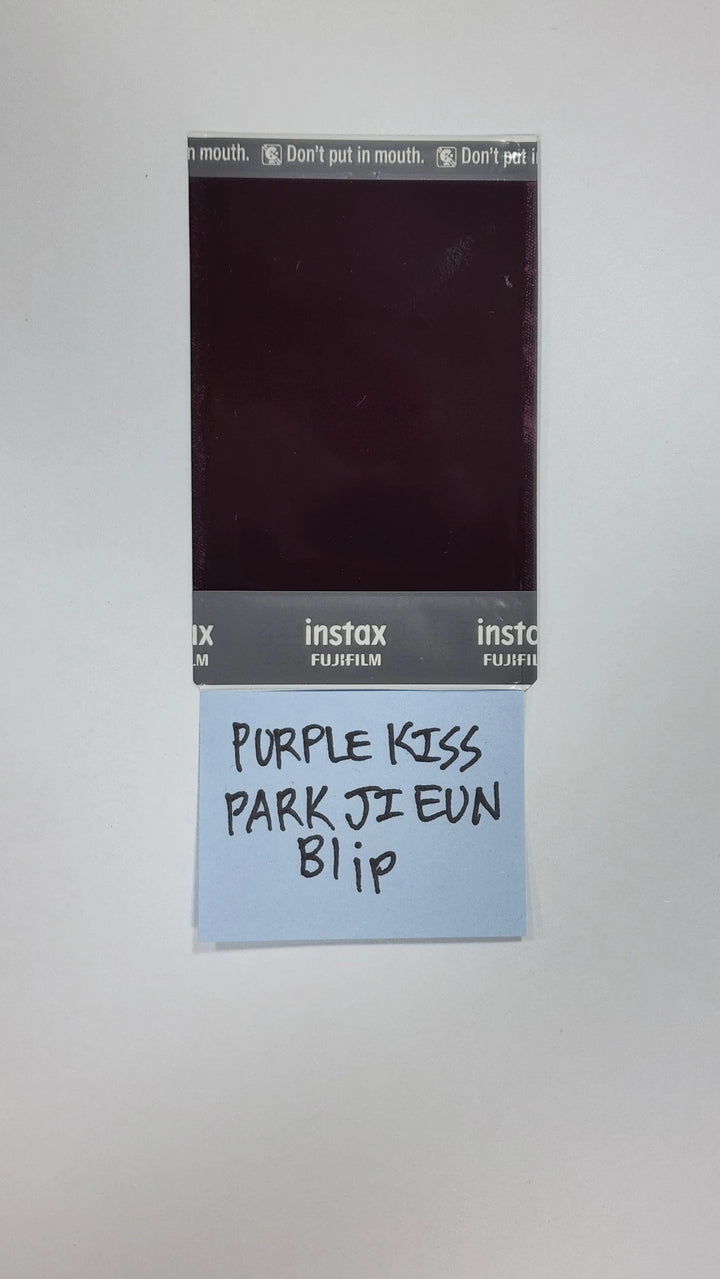 Park Ji Eun (of Purple Kiss) 4th mini – Hand Autographed(Signed) Polaroid - HALLYUSUPERSTORE