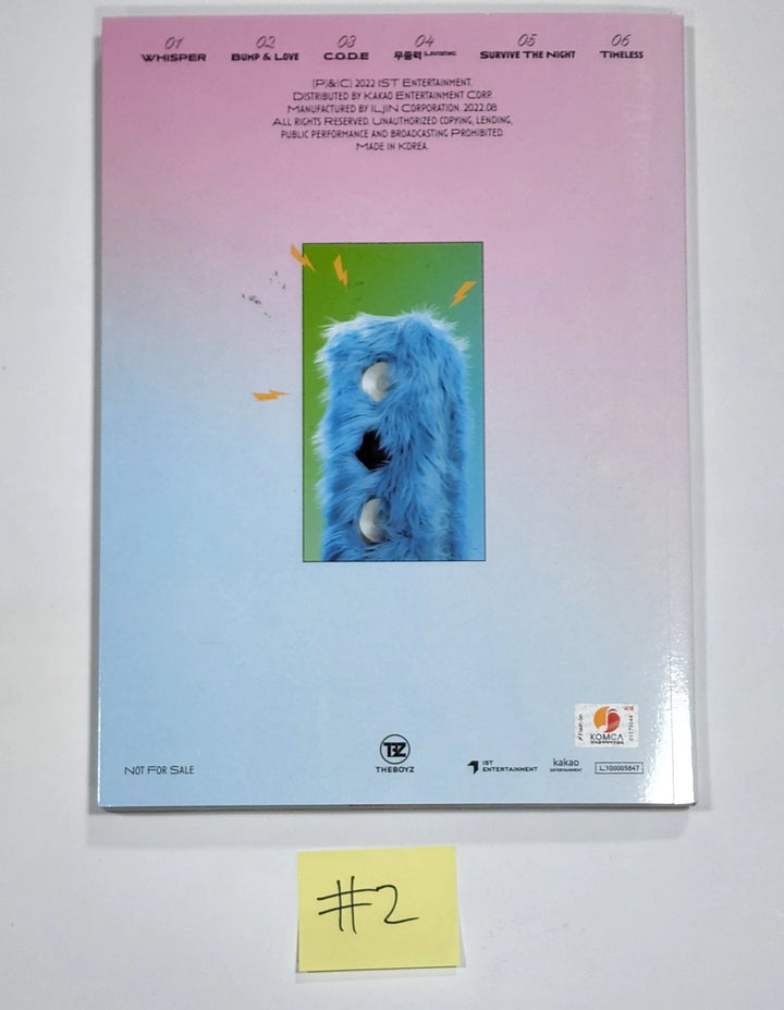 THE BOYZ "BE AWARE" 7th mini Album - Hand Autographed(Signed) Promo Album - HALLYUSUPERSTORE