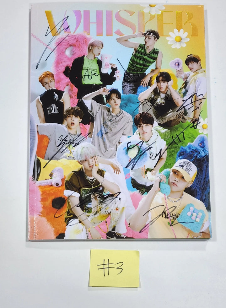 THE BOYZ "BE AWARE" 7th mini Album - Hand Autographed(Signed) Promo Album - HALLYUSUPERSTORE