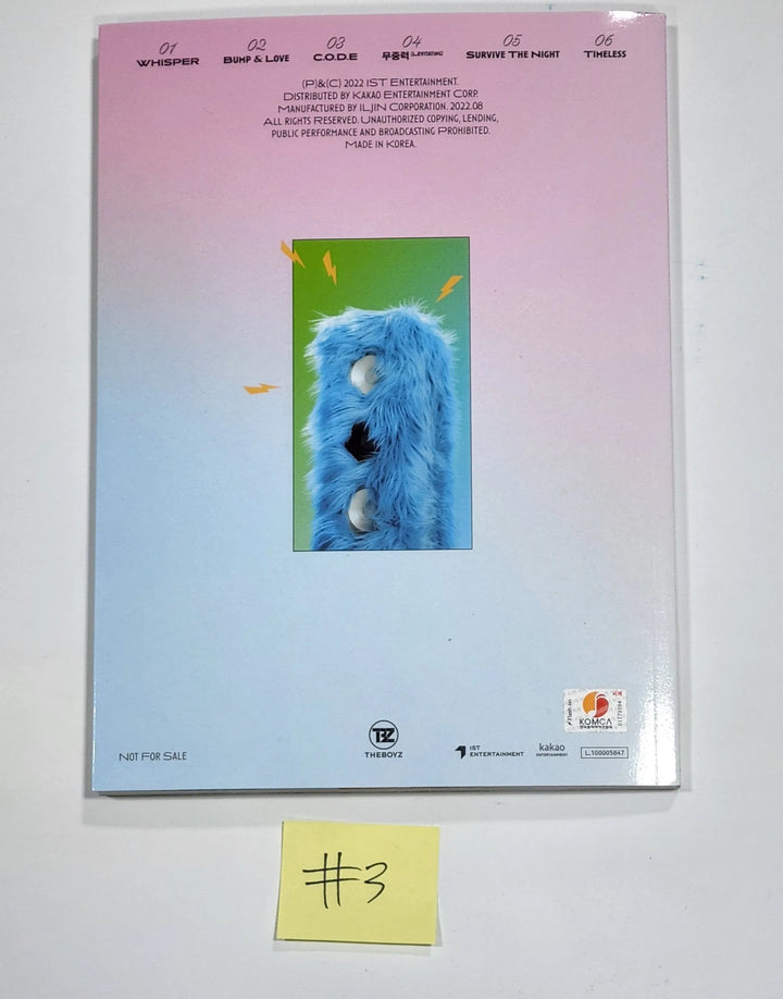 THE BOYZ "BE AWARE" 7th mini Album - Hand Autographed(Signed) Promo Album - HALLYUSUPERSTORE