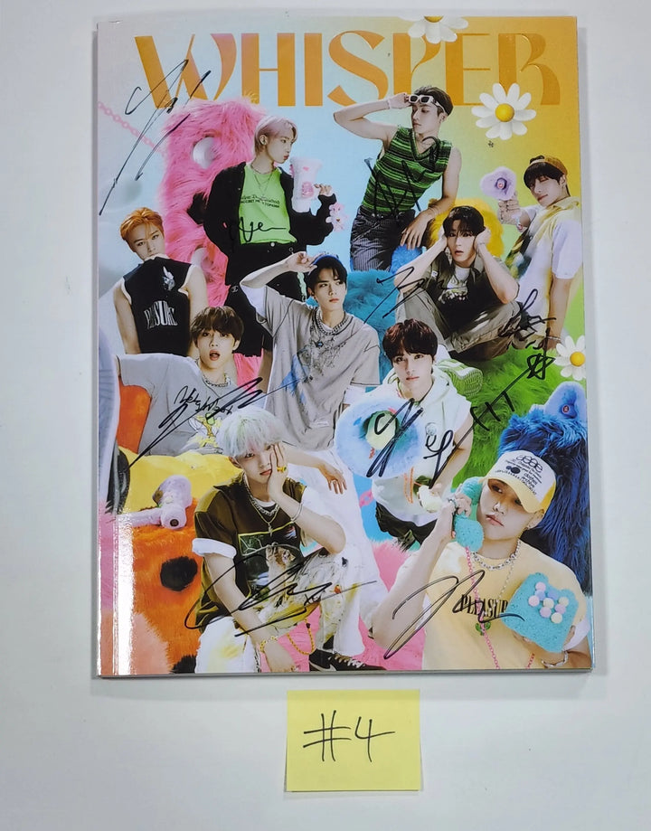 THE BOYZ "BE AWARE" 7th mini Album - Hand Autographed(Signed) Promo Album - HALLYUSUPERSTORE