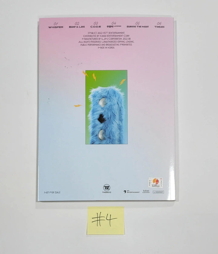 THE BOYZ "BE AWARE" 7th mini Album - Hand Autographed(Signed) Promo Album - HALLYUSUPERSTORE