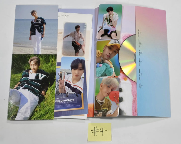 THE BOYZ "BE AWARE" 7th mini Album - Hand Autographed(Signed) Promo Album - HALLYUSUPERSTORE