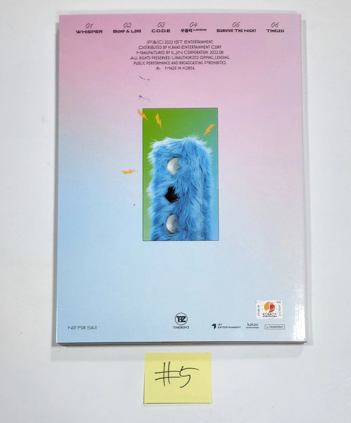 THE BOYZ "BE AWARE" 7th mini Album - Hand Autographed(Signed) Promo Album - HALLYUSUPERSTORE