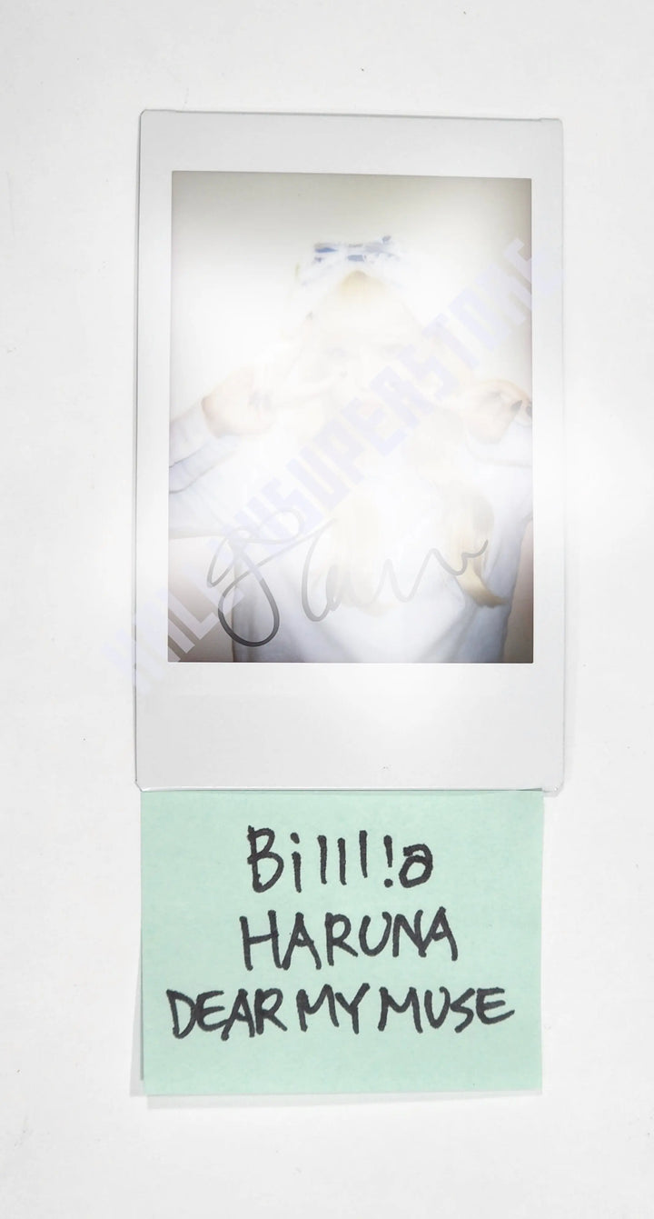 Haruna (of Billlie) 'track by YOON: 팥빙수' - Hand Autographed(Signed) Polaroid - HALLYUSUPERSTORE