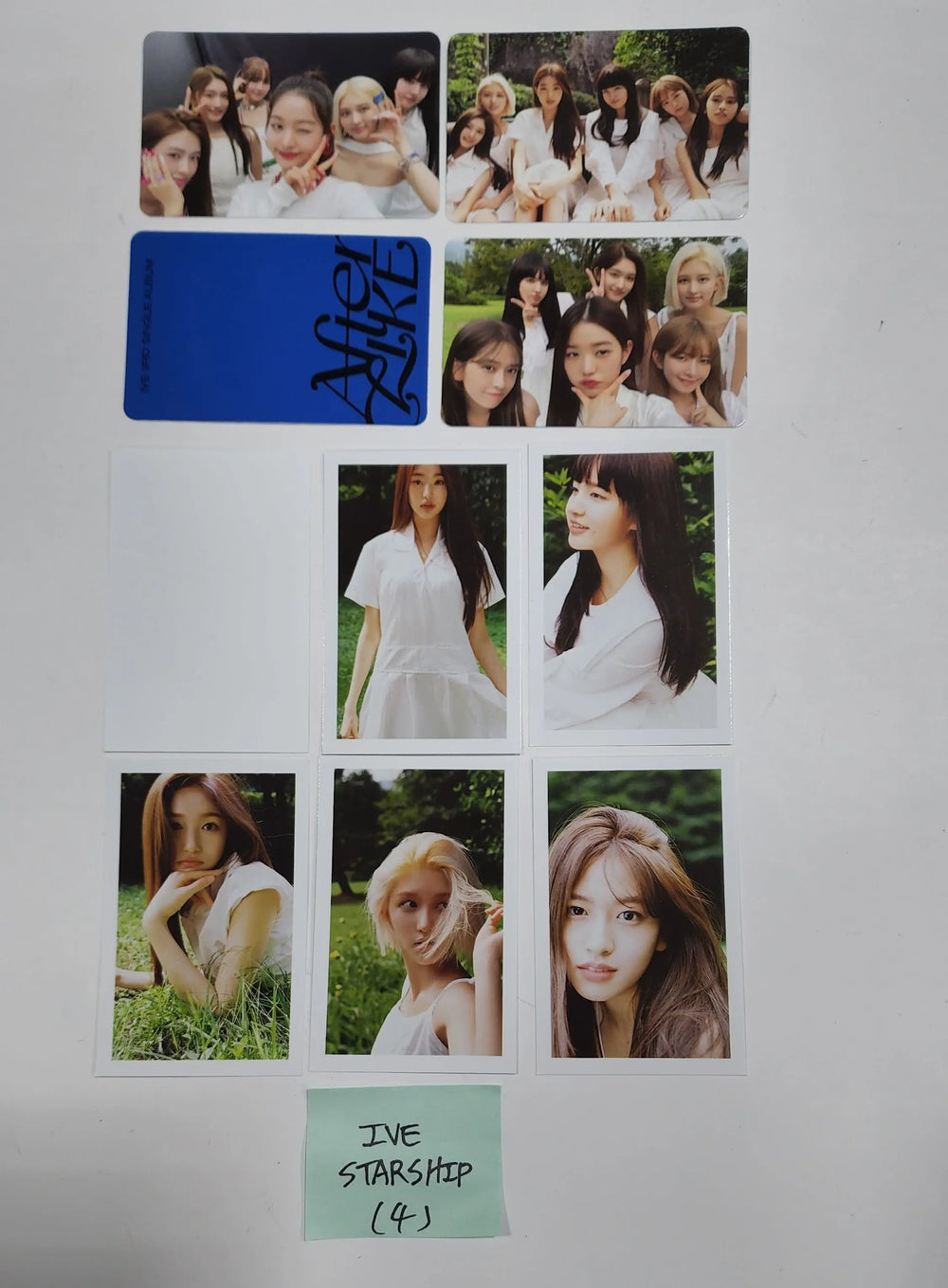 IVE 'After Like' - Starship Pre-Order Benefit Event Photo & Unit Photocards Set (10EA) - HALLYUSUPERSTORE