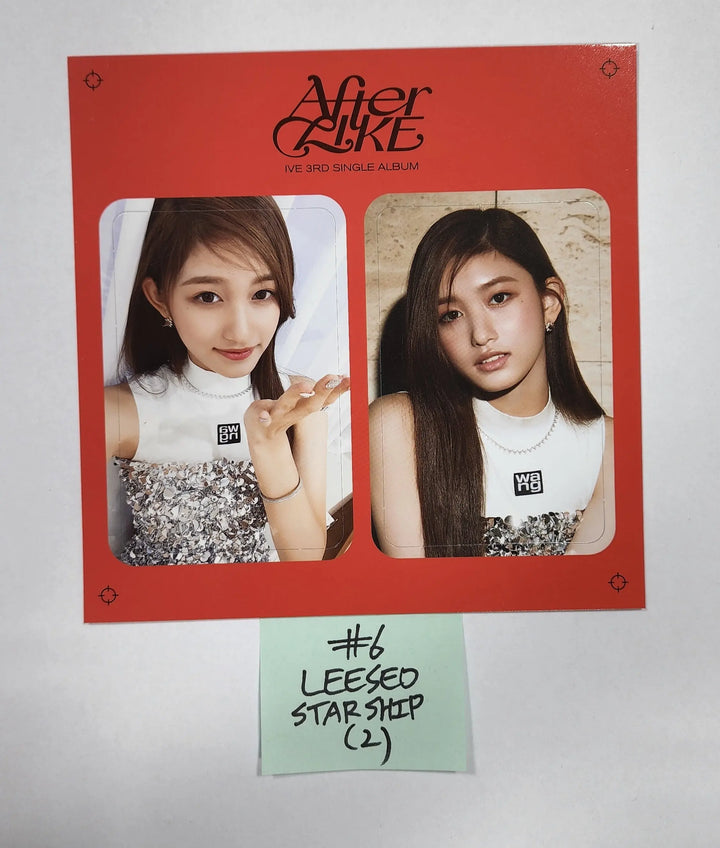 IVE 'After Like' - Starship Pre-Order Benefit Event Photocards Set (2EA) - HALLYUSUPERSTORE