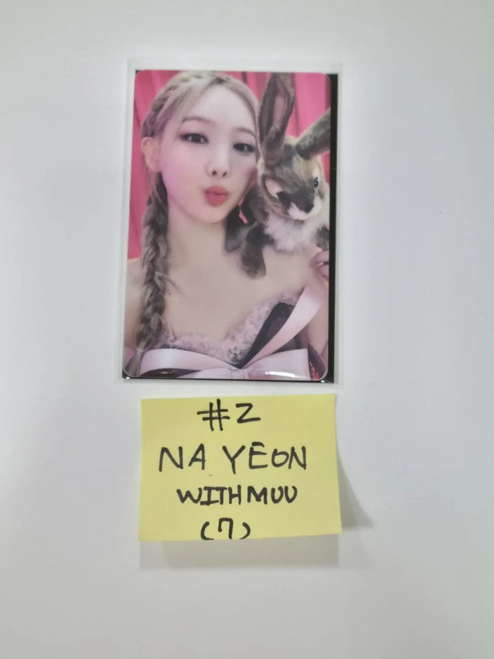 Twice "BETWEEN 1&2" 11th Mini Album - Withmuu Lucky Draw Event PVC Photocard - HALLYUSUPERSTORE