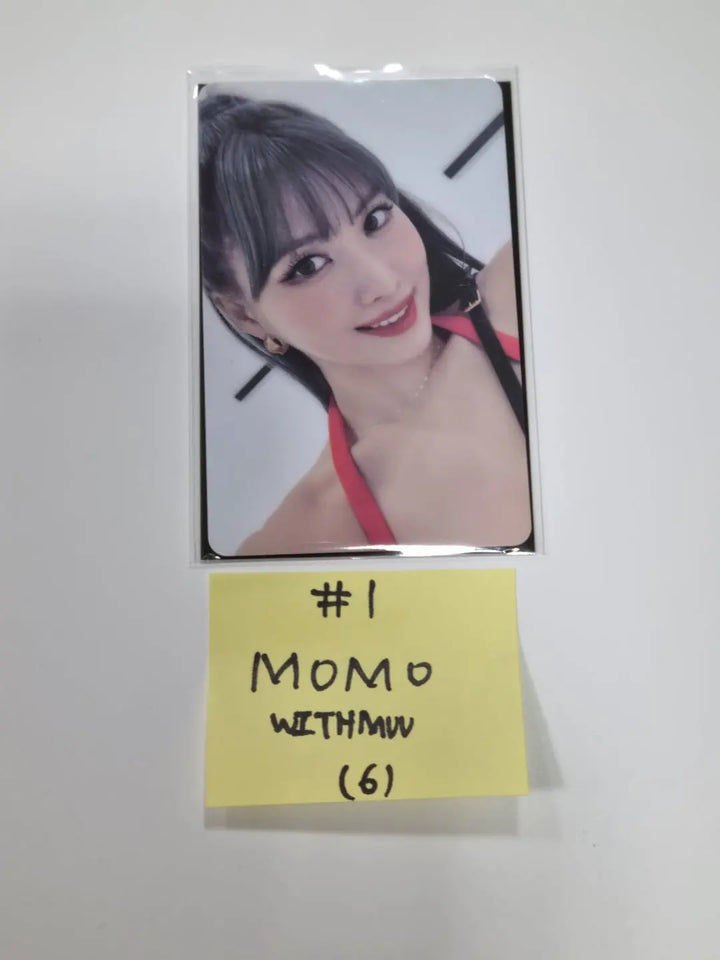 Twice "BETWEEN 1&2" 11th Mini Album - Withmuu Lucky Draw Event PVC Photocard - HALLYUSUPERSTORE