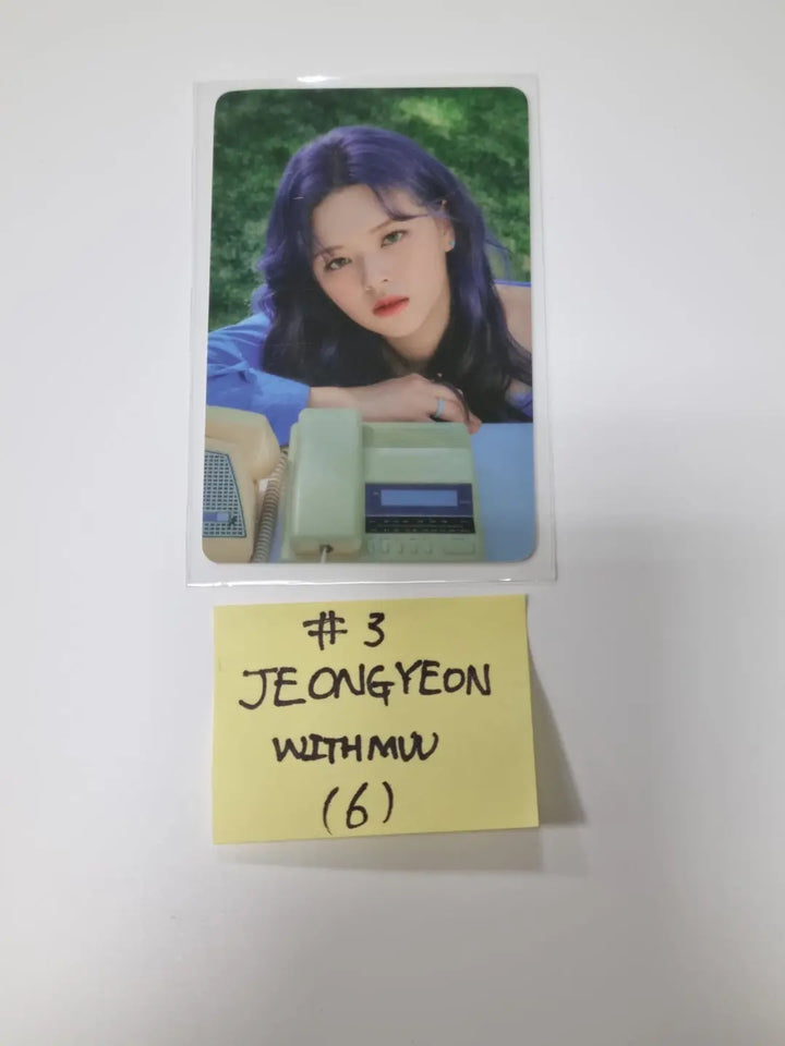 Twice "BETWEEN 1&2" 11th Mini Album - Withmuu Lucky Draw Event PVC Photocard - HALLYUSUPERSTORE
