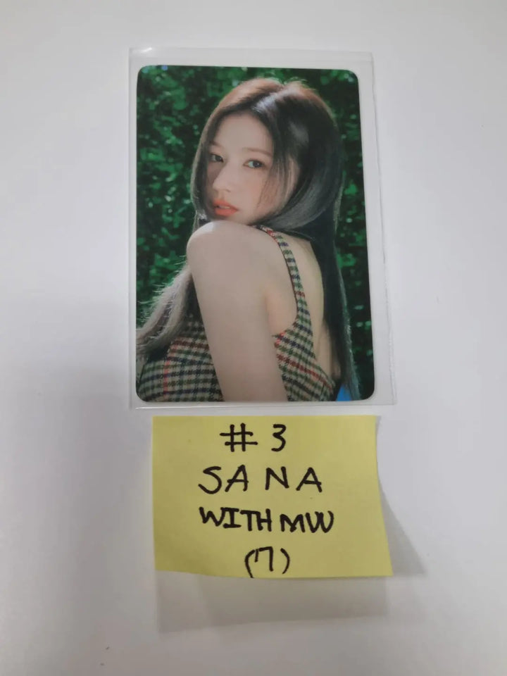Twice "BETWEEN 1&2" 11th Mini Album - Withmuu Lucky Draw Event PVC Photocard - HALLYUSUPERSTORE