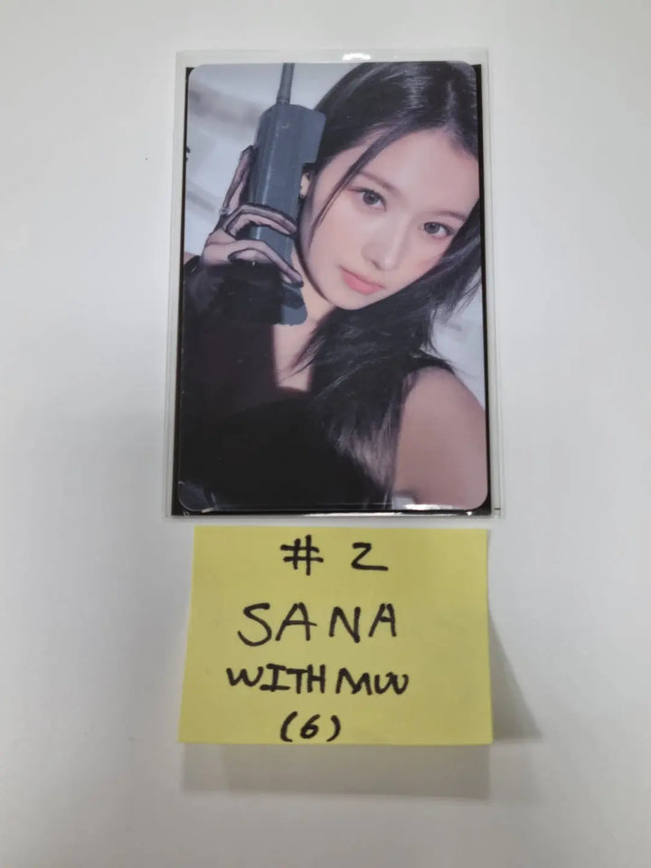 Twice "BETWEEN 1&2" 11th Mini Album - Withmuu Lucky Draw Event PVC Photocard - HALLYUSUPERSTORE