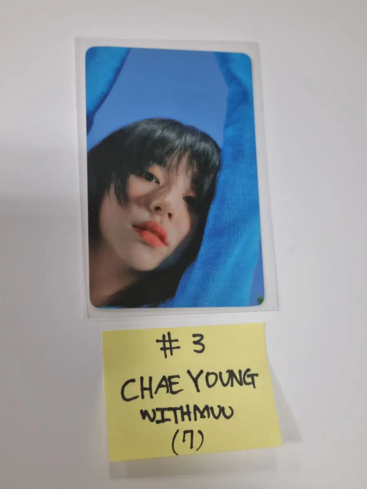 Twice "BETWEEN 1&2" 11th Mini Album - Withmuu Lucky Draw Event PVC Photocard - HALLYUSUPERSTORE