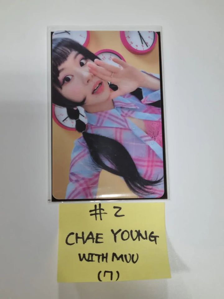 Twice "BETWEEN 1&2" 11th Mini Album - Withmuu Lucky Draw Event PVC Photocard - HALLYUSUPERSTORE
