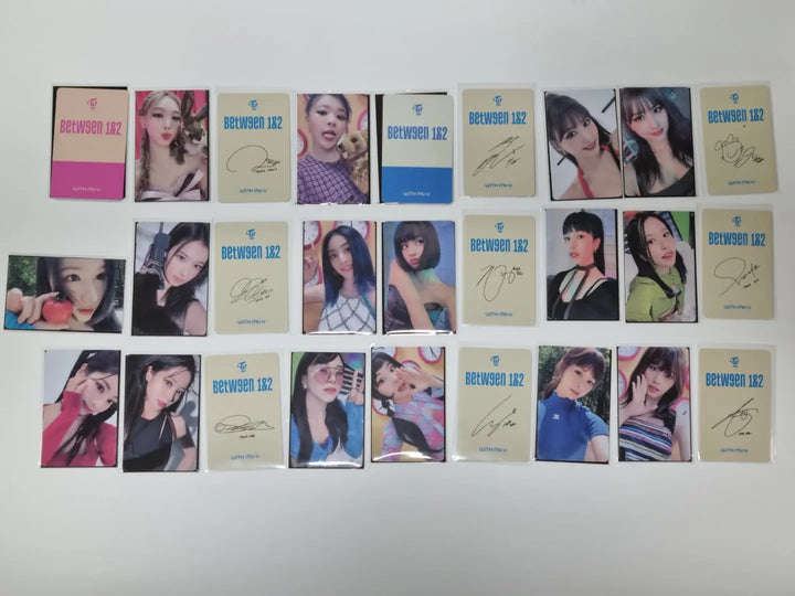 Twice "BETWEEN 1&2" 11th Mini Album - Withmuu Lucky Draw Event PVC Photocard - HALLYUSUPERSTORE