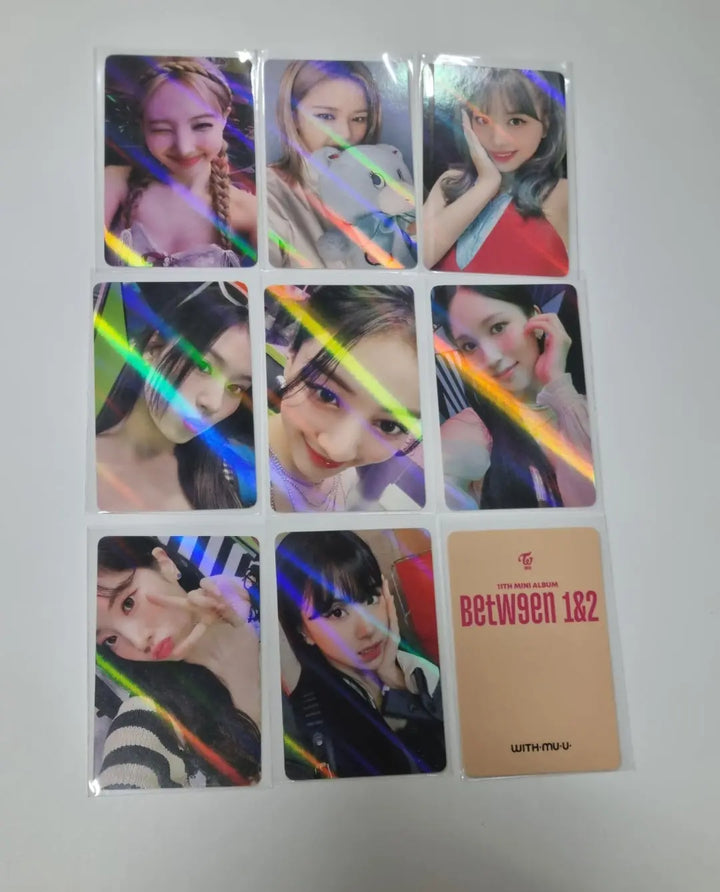 Twice "BETWEEN 1&2" 11th Mini Album - Withmuu Fansign Event Hologram Photocard - HALLYUSUPERSTORE