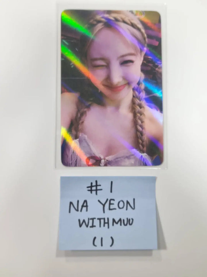 Twice "BETWEEN 1&2" 11th Mini Album - Withmuu Fansign Event Hologram Photocard - HALLYUSUPERSTORE
