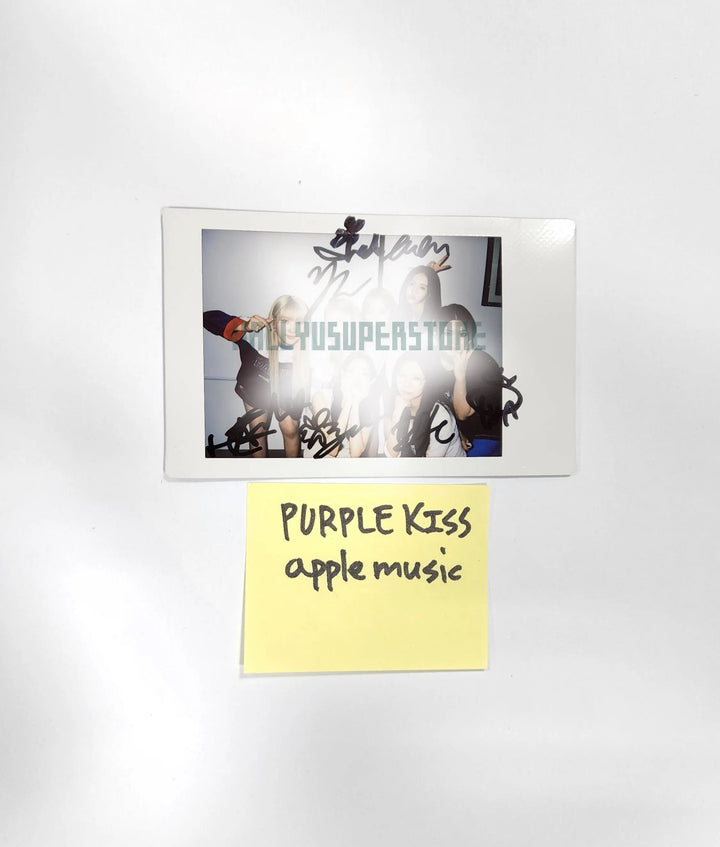 Purple Kiss 4th mini – Hand Autographed(Signed) Polaroid - HALLYUSUPERSTORE