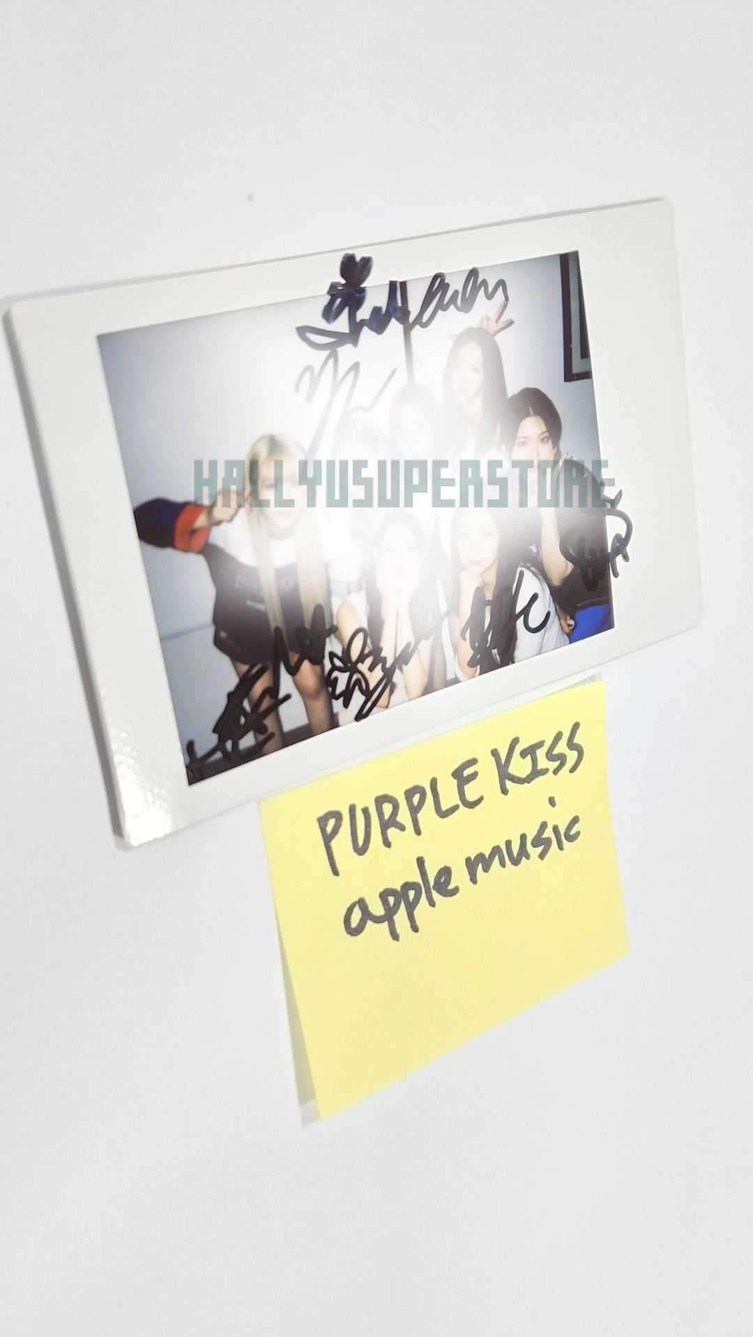 Purple Kiss 4th mini – Hand Autographed(Signed) Polaroid - HALLYUSUPERSTORE