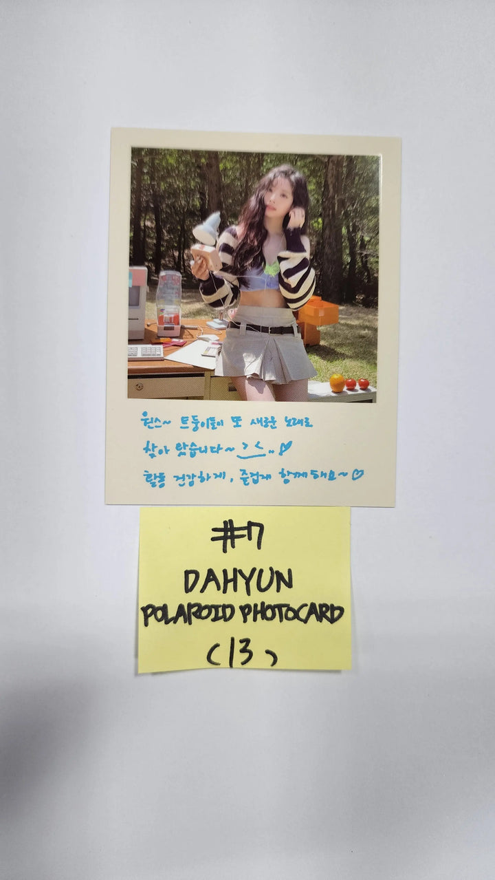 Twice "BETWEEN 1&2" 11th Mini Album - Official Polaroid Photocard, Crosscode Postcard, Film Photo Sticker - HALLYUSUPERSTORE