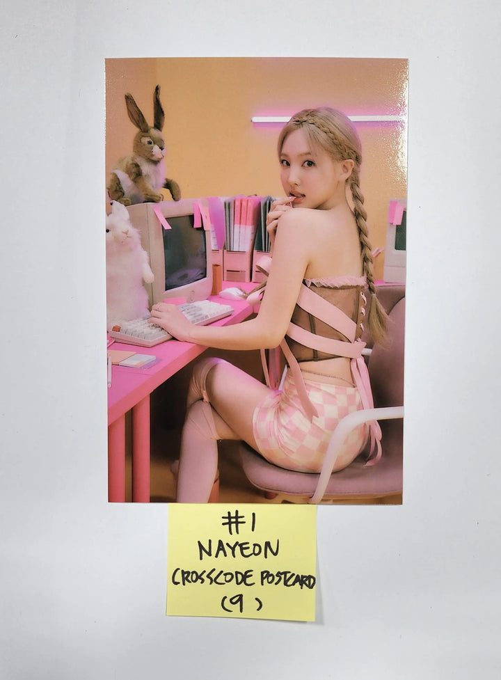 Twice "BETWEEN 1&2" 11th Mini Album - Official Polaroid Photocard, Crosscode Postcard, Film Photo Sticker - HALLYUSUPERSTORE