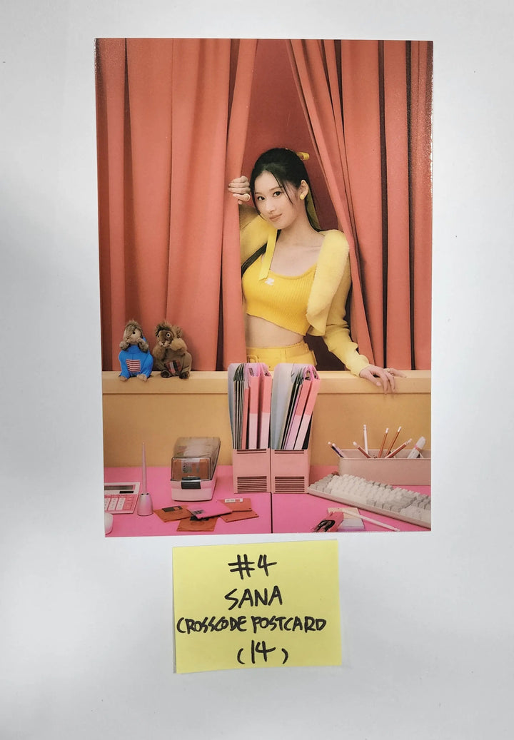 Twice "BETWEEN 1&2" 11th Mini Album - Official Polaroid Photocard, Crosscode Postcard, Film Photo Sticker - HALLYUSUPERSTORE
