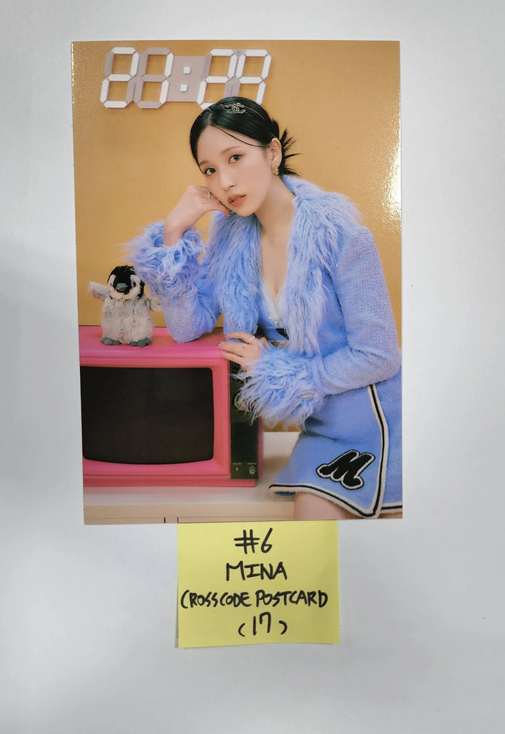 Twice "BETWEEN 1&2" 11th Mini Album - Official Polaroid Photocard, Crosscode Postcard, Film Photo Sticker - HALLYUSUPERSTORE