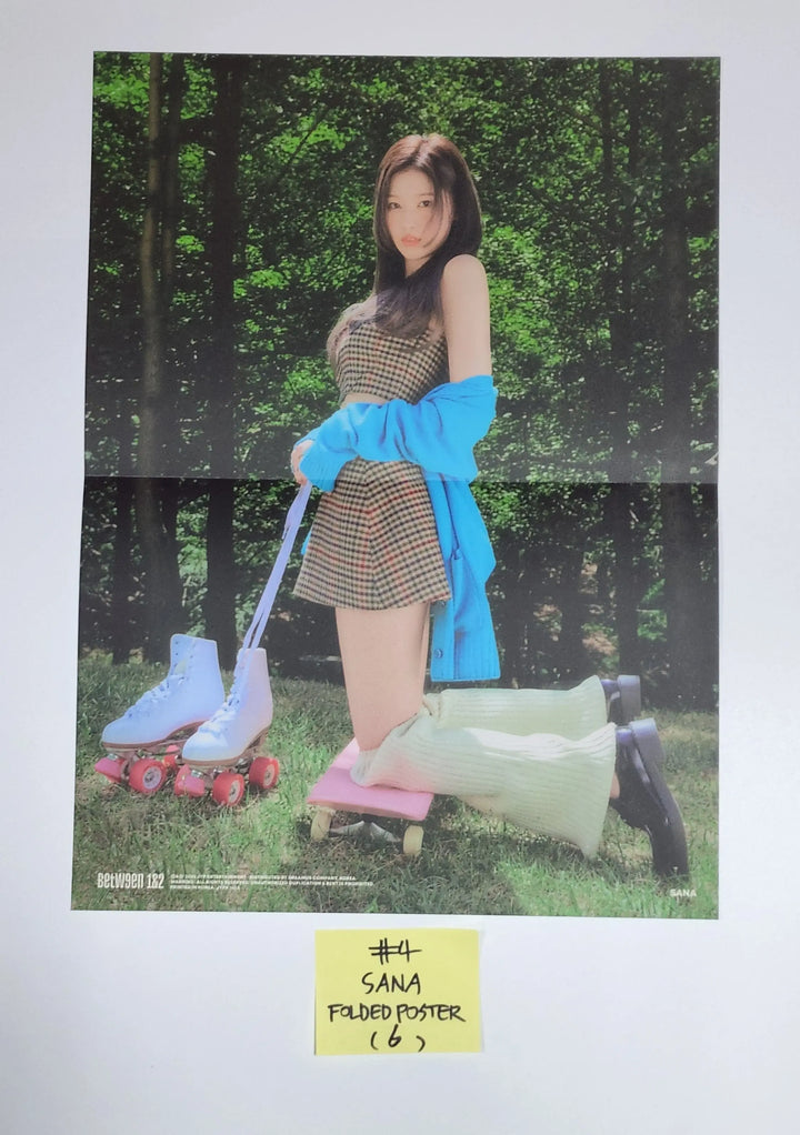 Twice "BETWEEN 1&2" 11th Mini Album - Official Polaroid Photocard, Crosscode Postcard, Film Photo Sticker - HALLYUSUPERSTORE