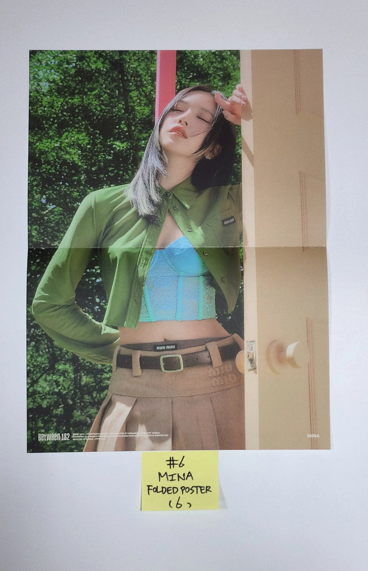 Twice "BETWEEN 1&2" 11th Mini Album - Official Polaroid Photocard, Crosscode Postcard, Film Photo Sticker - HALLYUSUPERSTORE