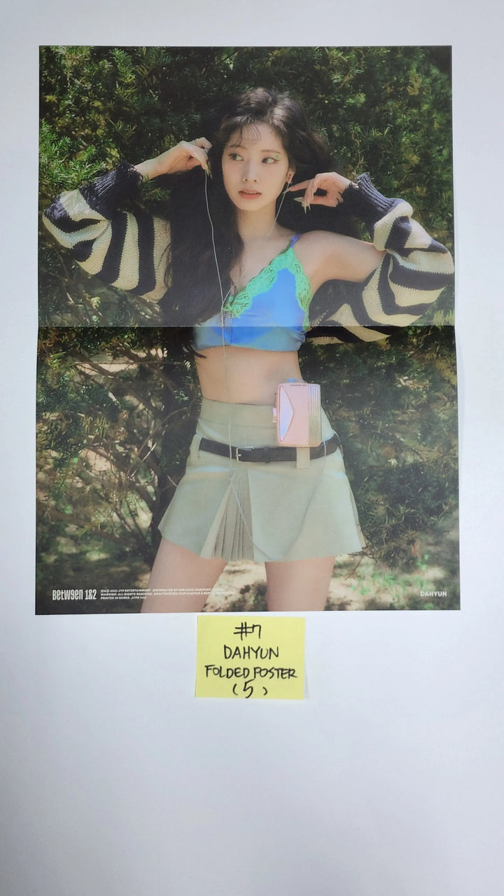 Twice "BETWEEN 1&2" 11th Mini Album - Official Polaroid Photocard, Crosscode Postcard, Film Photo Sticker - HALLYUSUPERSTORE