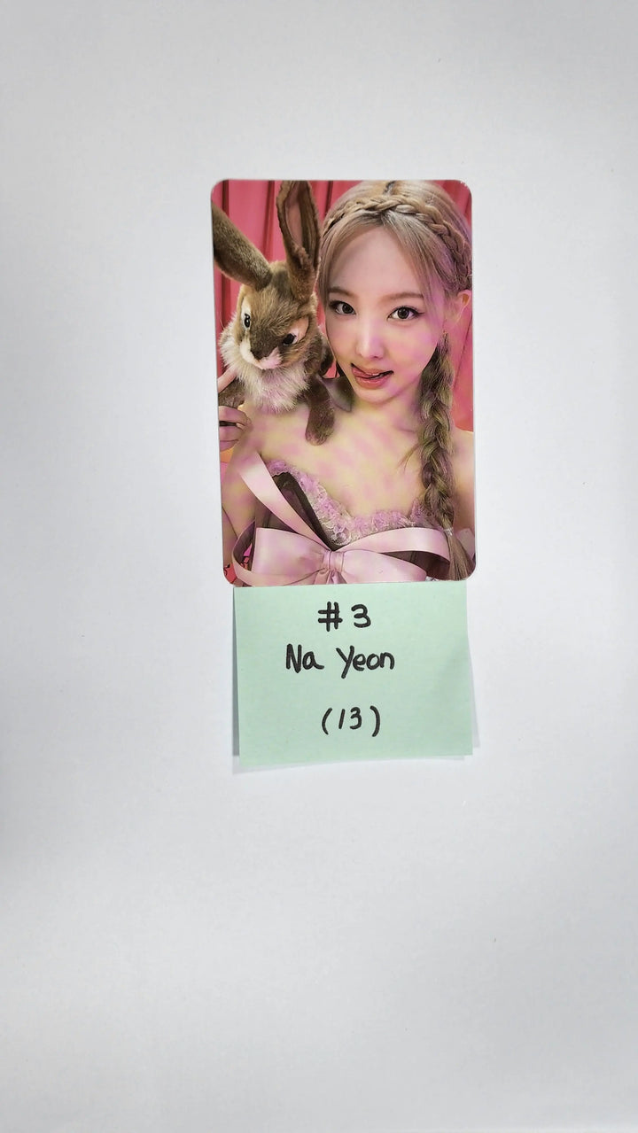 Twice "BETWEEN 1&2" 11th Mini Album - Official Photocard, Message Photocard - HALLYUSUPERSTORE