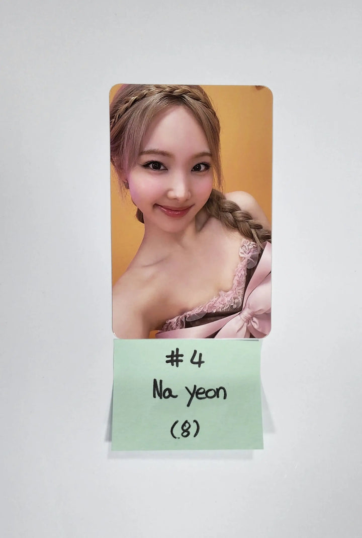 Twice "BETWEEN 1&2" 11th Mini Album - Official Photocard, Message Photocard - HALLYUSUPERSTORE