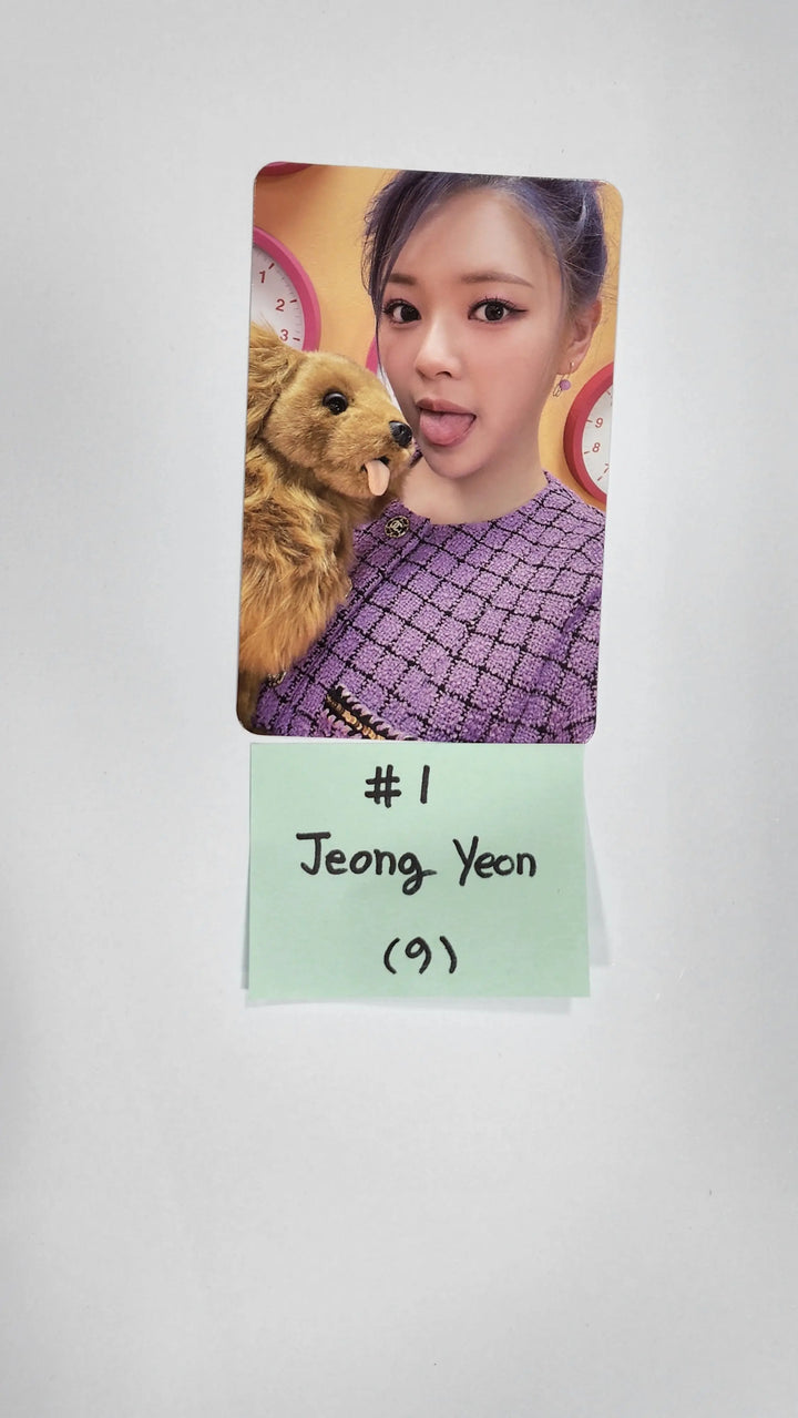 Twice "BETWEEN 1&2" 11th Mini Album - Official Photocard, Message Photocard - HALLYUSUPERSTORE