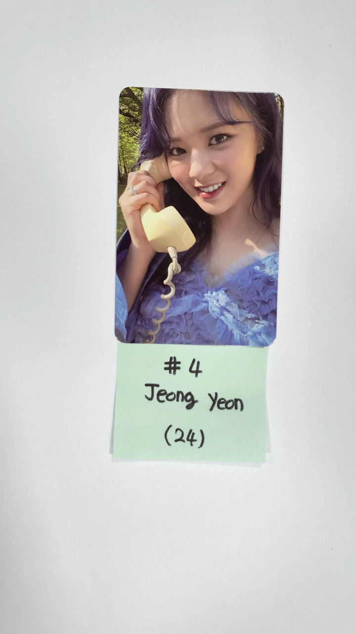 Twice "BETWEEN 1&2" 11th Mini Album - Official Photocard, Message Photocard - HALLYUSUPERSTORE