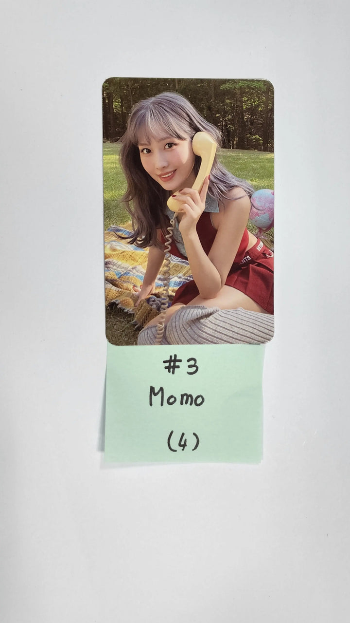 Twice "BETWEEN 1&2" 11th Mini Album - Official Photocard, Message Photocard - HALLYUSUPERSTORE