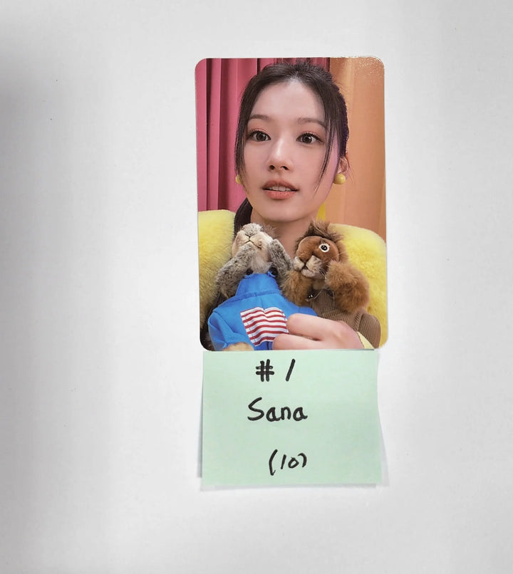 Twice "BETWEEN 1&2" 11th Mini Album - Official Photocard, Message Photocard - HALLYUSUPERSTORE