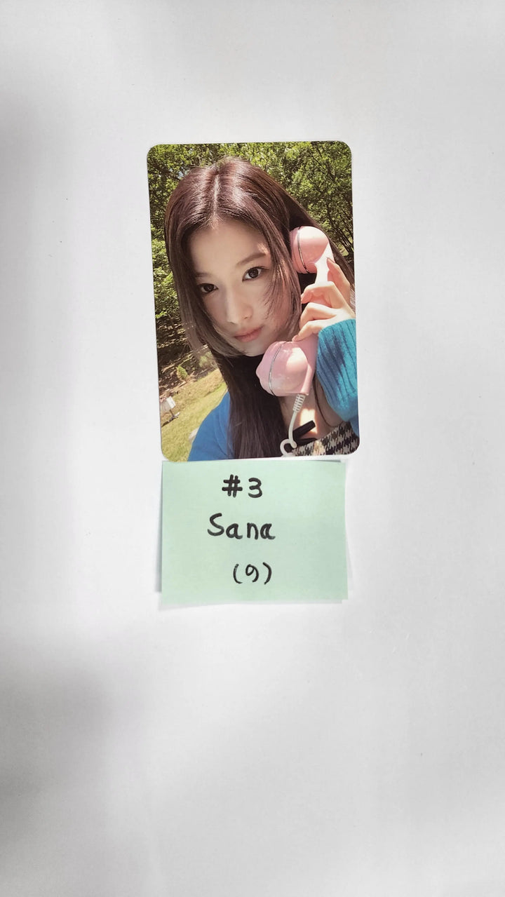 Twice "BETWEEN 1&2" 11th Mini Album - Official Photocard, Message Photocard - HALLYUSUPERSTORE