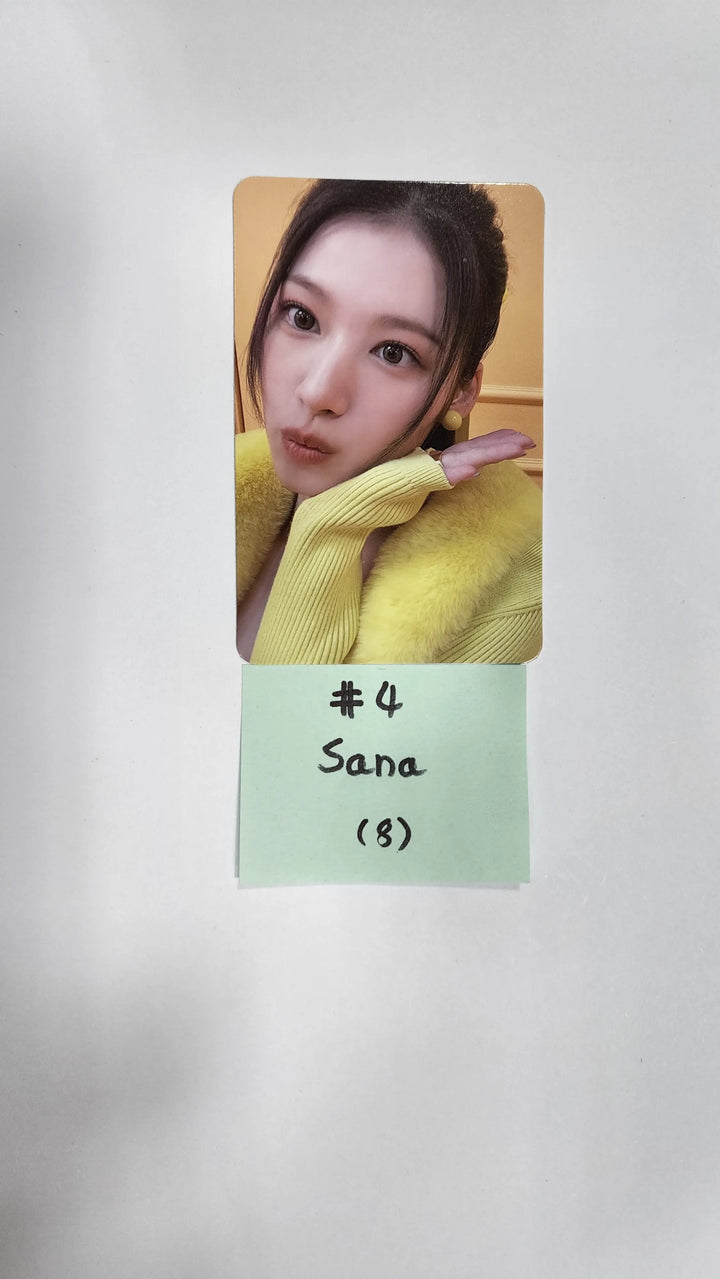 Twice "BETWEEN 1&2" 11th Mini Album - Official Photocard, Message Photocard - HALLYUSUPERSTORE