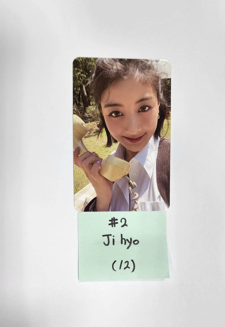Twice "BETWEEN 1&2" 11th Mini Album - Official Photocard, Message Photocard - HALLYUSUPERSTORE