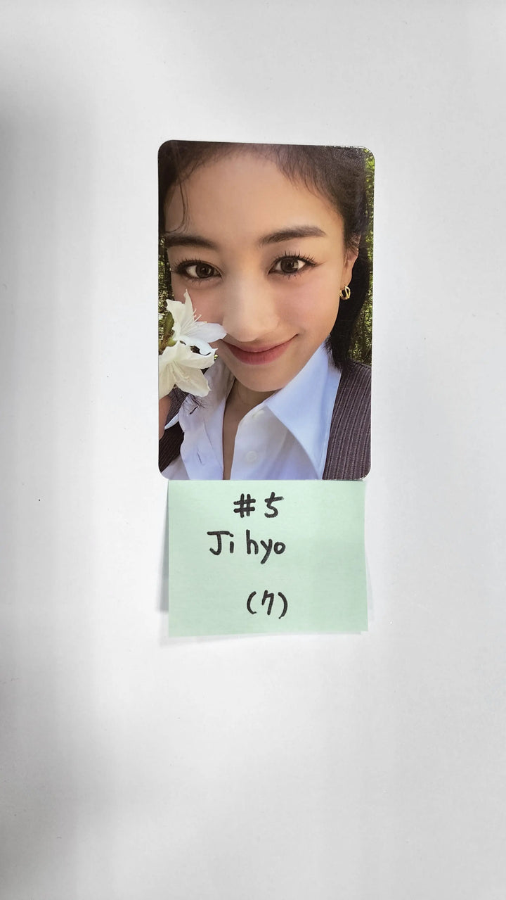 Twice "BETWEEN 1&2" 11th Mini Album - Official Photocard, Message Photocard - HALLYUSUPERSTORE