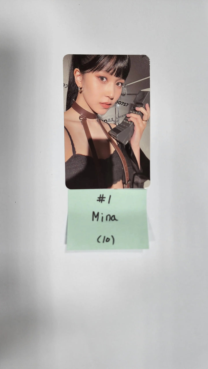 Twice "BETWEEN 1&2" 11th Mini Album - Official Photocard, Message Photocard - HALLYUSUPERSTORE