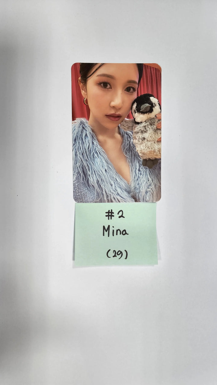 Twice "BETWEEN 1&2" 11th Mini Album - Official Photocard, Message Photocard - HALLYUSUPERSTORE